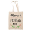 Sac Tote Bag Merci Maitresse Adorée - Planetee