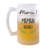 Chope de bière Merci Maman Adorée - Planetee