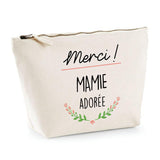 Trousse Merci Mamie adorée | pochette maquillage toilette - Planetee