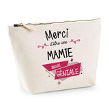 Trousse Merci Mamie géniale | pochette maquillage toilette - Planetee