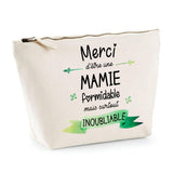 Trousse Merci Mamie inoubliable | pochette maquillage toilette - Planetee