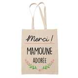 Sac Tote Bag Merci Mamoune Adorée - Planetee