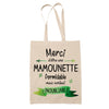 Sac Tote Bag Merci Mamounette Inoubliable Femme - Planetee