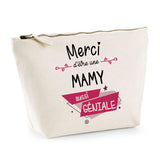 Trousse Merci Mamy géniale | pochette maquillage toilette - Planetee