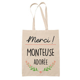 Sac Tote Bag Merci Monteuse Adorée - Planetee