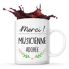 Mug Merci Musicienne Adorée - Planetee