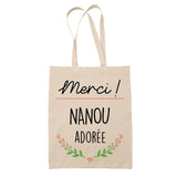 Sac Tote Bag Merci Nanou Adorée - Planetee