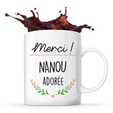 Mug Merci Nanou Adorée - Planetee
