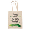 Sac Tote Bag Merci Notaire Inoubliable Femme - Planetee