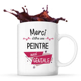 Mug Merci Peintre Géniale - Planetee