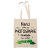 Sac Tote Bag Merci Photographe Inoubliable Femme - Planetee