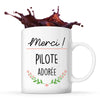 Mug Merci Pilote Adorée - Planetee