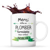Mug Merci Plombier Inoubliable Homme - Planetee