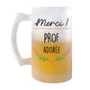 Chope de bière Merci Prof Adorée - Planetee
