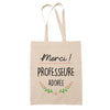 Sac Tote Bag Merci Professeure Adorée - Planetee