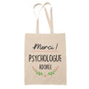 Sac Tote Bag Merci Psychologue Adorée - Planetee