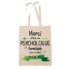 Sac Tote Bag Merci Psychologue Inoubliable Femme - Planetee