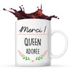 Mug Merci Queen Adorée - Planetee