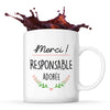 Mug Merci Responsable Adorée - Planetee