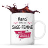 Mug Merci Sage-Femme Géniale - Planetee