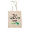 Sac Tote Bag Merci Saxophoniste Inoubliable Femme - Planetee