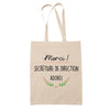 Sac Tote Bag Merci Secrétaire de direction Adorée - Planetee