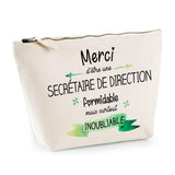 Trousse Merci Secrétaire de direction inoubliable - Planetee