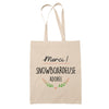 Sac Tote Bag Merci Snowboardeuse Adorée - Planetee