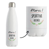 Bouteille isotherme Sportive adorée - Planetee