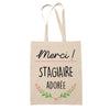 Sac Tote Bag Merci Stagiaire Adorée - Planetee