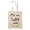 Sac Tote Bag Merci Tante Adorée - Planetee