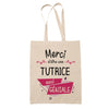 Sac Tote Bag Merci Tutrice Géniale - Planetee