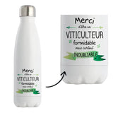 Bouteille isotherme Viticulteur inoubliable homme - Planetee