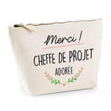 Trousse Merci Cheffe de projet adorée - Planetee