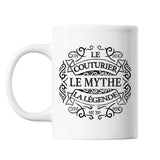 Mug Couturier Le Mythe la Légende blanc - Planetee