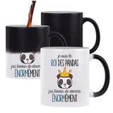 Mug magique  Roi des pandas - Planetee