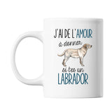 Mug Amour à donner Labrador - Planetee