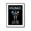 Affiche Prénom Michael Univers - Planetee