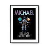 Affiche Prénom Michael Univers - Planetee