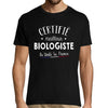 T-shirt homme Biologiste Meilleur de France - Planetee