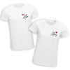 T-shirts couple Mr Mrs Signature - Planetee