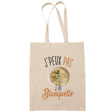 Sac Tote Bag J'peux pas Blanquette beige - Planetee
