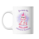 Affiche Bébé Enfant Meilleure Famille Licorne Personnalisable Fille - Planetee