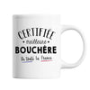 Mug Femme Bouchère Meilleure de France | Tasse Blanc métier - Planetee