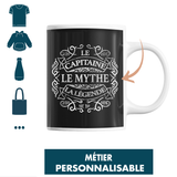 Mug Homme Mythe Légende Métier Personnalisable 2 - Planetee