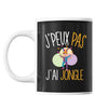 Mug Jongle j'peux pas Noir - Planetee