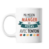 Mug Ma mission Pizza avec Tonton - Planetee