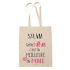 Tote Bag Sylvia Meilleure Maman - Planetee