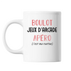 Mug Jeux Arcade C'est ma Routine Blanc - Planetee