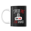 Mug Radio j'peux pas Noir - Planetee